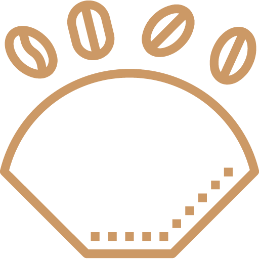 Icone filtre cafe 1802 torréfacteur et barista en breton café de spécialité