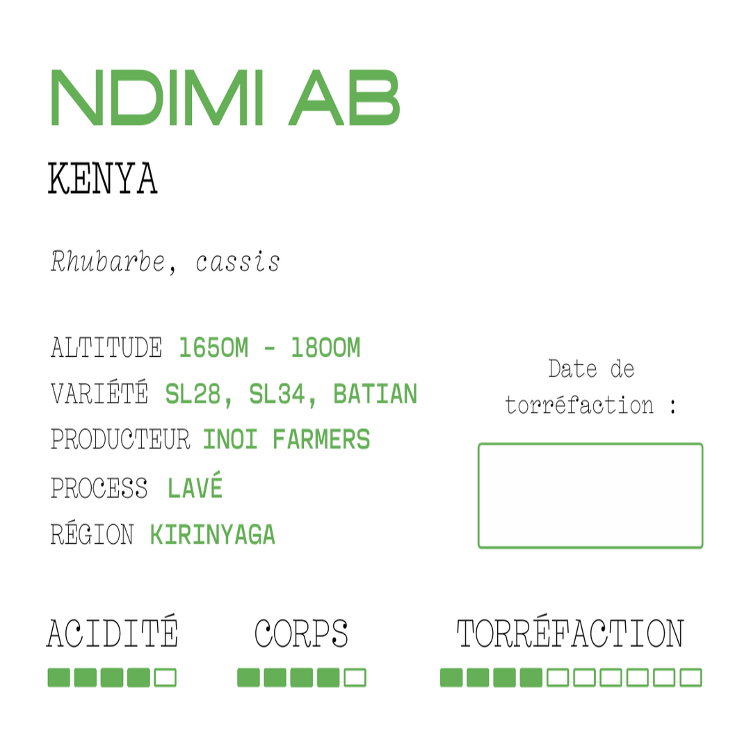 Ndimi - Kenya - Lavé