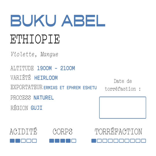 Buku Abel - Éthiopie - Naturel