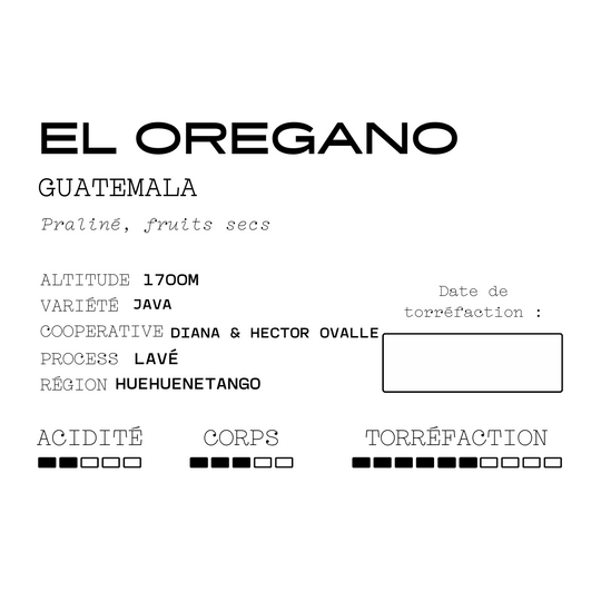El Oregano - Guatemala - Lavé