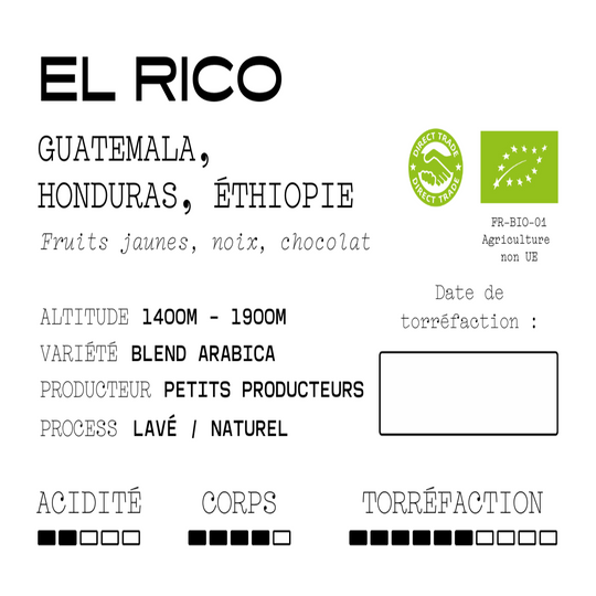 "El Rico" - New Blend Organic