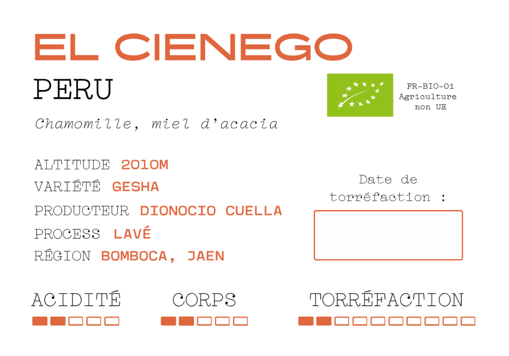 „Finca Marin“ – Peru – Gesha Black Honey – Bio &amp; Direkthandel