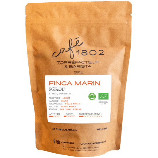 "Finca Marin" - Peru - Gesha Black Honey - Organic &amp; Direct Trade