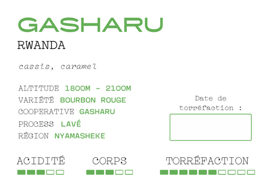 Gasharu - Rwanda - Lavé