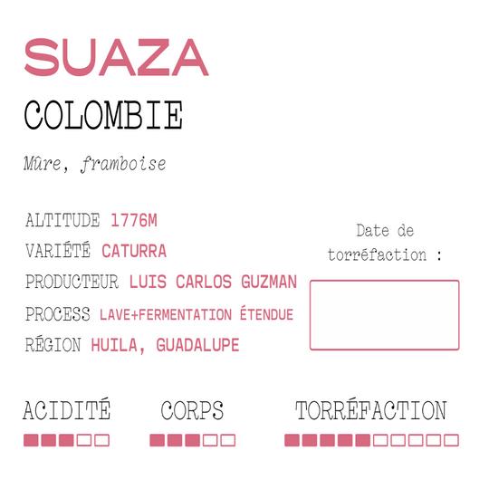 Suaza - Colombie - Extended Fermentation