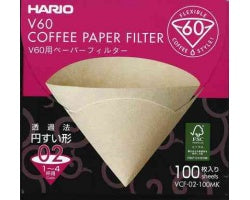 100 filtres Filtres pour Dripper Hario - 1/4 tasses -blanc